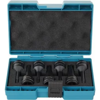 Makita E-23628 - Conjunto de chaves de caixa de impacto em T Impack preto 1/2 | Comprimento 78,0 mm | incluído (E-23628)