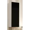 Armário Cama VIGO 90 fechado 90/35/32 branco/preto brilhante