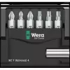Wera Conjunto de pontas 7 peças Bit-Check 7 Universal 4 05135810001 Phillips Phillips, Phillips Pozidriv, Torx interior (05135810001)