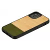 Capa para telemóvel Man and Wood para iPhone 12 mini – bambu forest preto