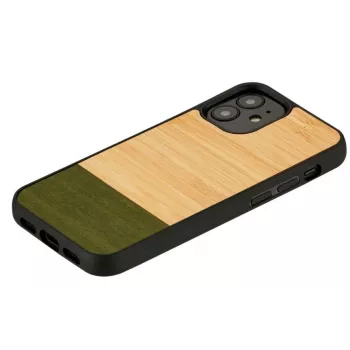 Capa para telemóvel Man and Wood para iPhone 12 mini – bambu forest preto