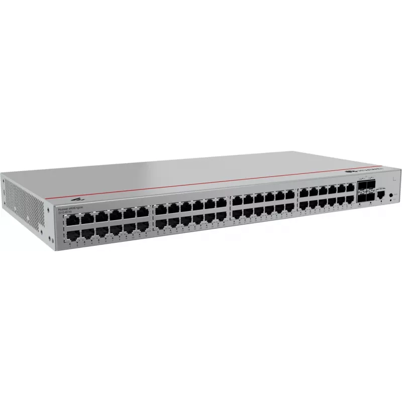Switch HUAWEI CloudEngine S310-48T4S — 48x Gigabit Ethernet (10/100/1000), 1U, consola RJ-45, cinzento