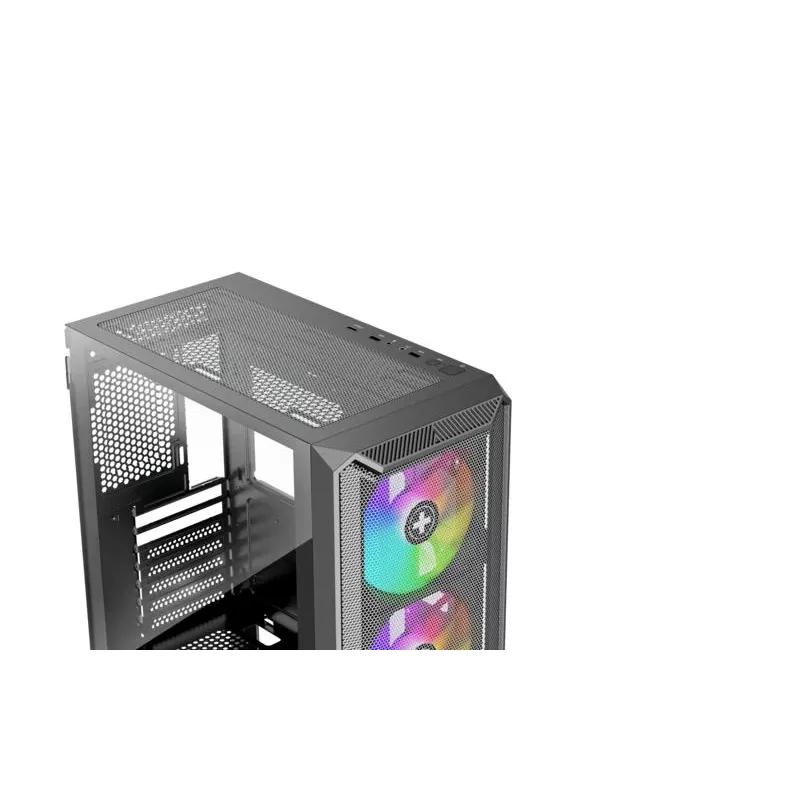Caixa|XILENCE|ATX/micro ATX/Mini-ITX|preto|Midi Tower|PC|XG161