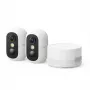 eufy eufyCam C35 - conjunto de 2 câmaras - câmara de vigilância de rede - exterior, interior - resistente às intempéries - cor (dia/noite) - 1920 x 1080 - 1080p - áudio - sem fios - Wi-Fi - brilhante