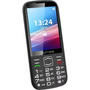 myPhone HALO 4 LTE | preto | 3,5 polegadas | TFT | 128 MB | 64 MB | Dual-SIM | 3G | Bluetooth | resolução da câmara principal 2 MP | 2500 mAh