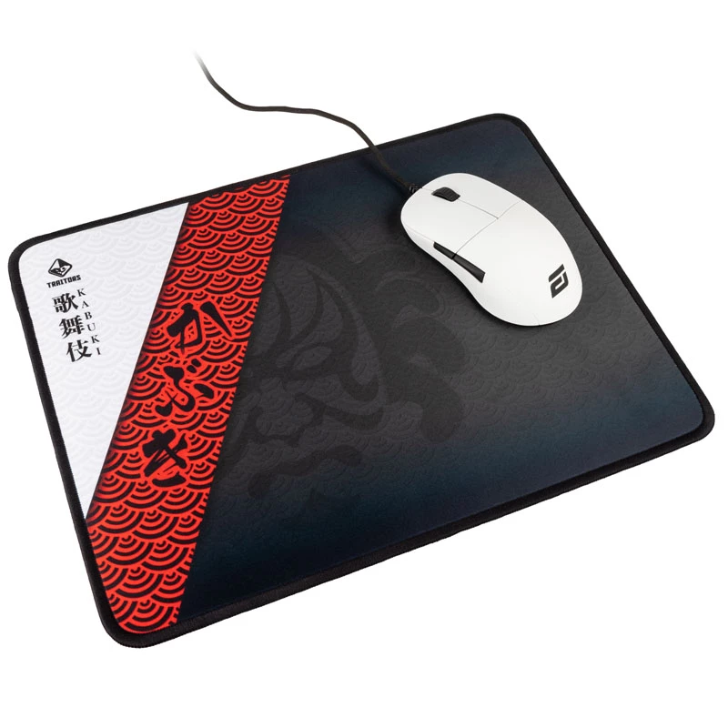 Tapete de rato Traitors KABUKI Speed TRDKAB35M — superfície de gaming de baixo atrito, retangular