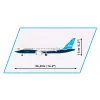 Conjunto de montagem Cobi Boeing 737-8 — 340 peças, idade recomendada 7+, azul e branco