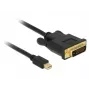 Adaptador de cabo de vídeo DeLOCK 83988 Mini DisplayPort para DVI-D 1m