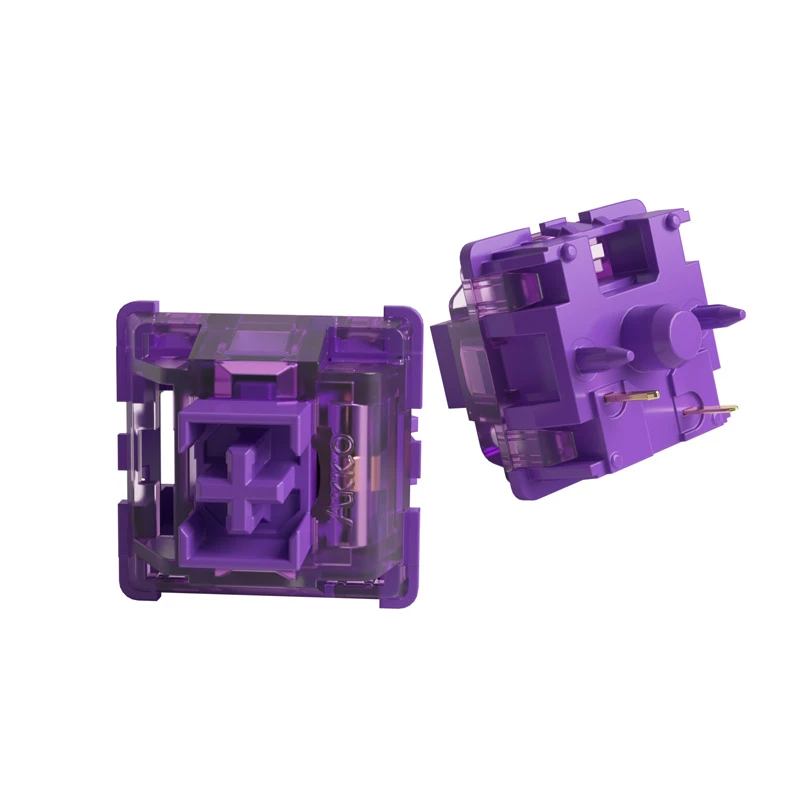 Akko V3 Pro Lavender Purple interruptor mecânico, 5 pinos, tátil, haste MX, 40 g, 45 unid.