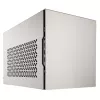 Caixa Mini-ITX SILVERSTONE SST-SG15S, caixa compacta de alumínio prateada