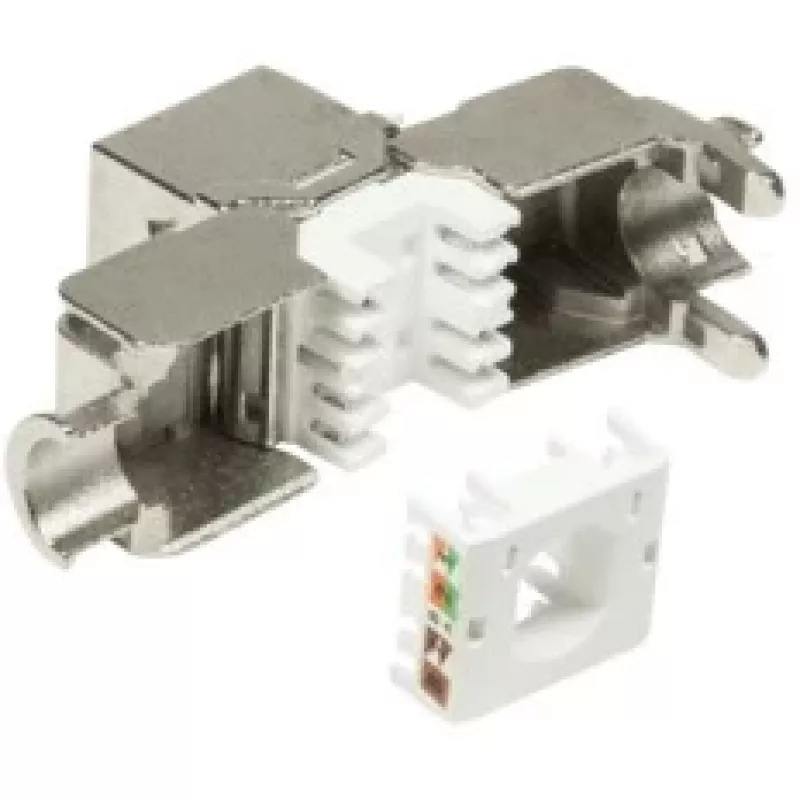 Tomada de rede RJ-45 LogiLink NK4003 prateado