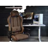 Cadeira gaming Arozzi Torretta SuperSoft – ergonómica castanha, design de suporte