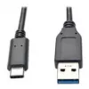 Cabo Tripp U428-003-G2 USB-C para USB-A (macho/macho) - USB 3.2 Gen 2 (10 Gbit/s) - compatível com Thunderbolt 3 - 0,91 m - 1,83 m - USB C - USB A - USB 3.2 Gen 2 (3.1 Gen 2) - Macho/Macho