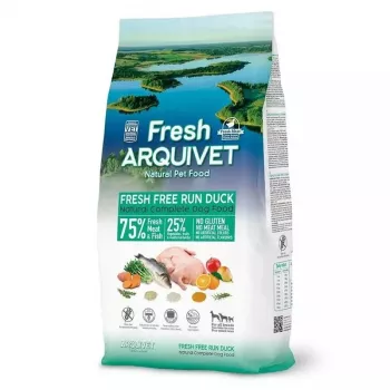 ARQUIVET pato fresco com peixe do mar - comida semihúmida para cães - 2,5 kg