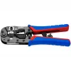 Alicate de crimpar cabos Knipex 97 51 13 preto, azul, vermelho
