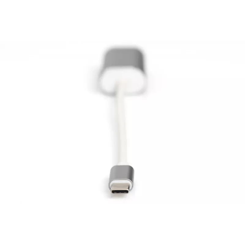 Adaptador VGA DIGITUS DA-70837 1080p FHD para USB 3.0 Type-C, alumínio