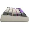 Teclado de gaming mecânico sem fios LORGAR KBP70MW layout 65% bege