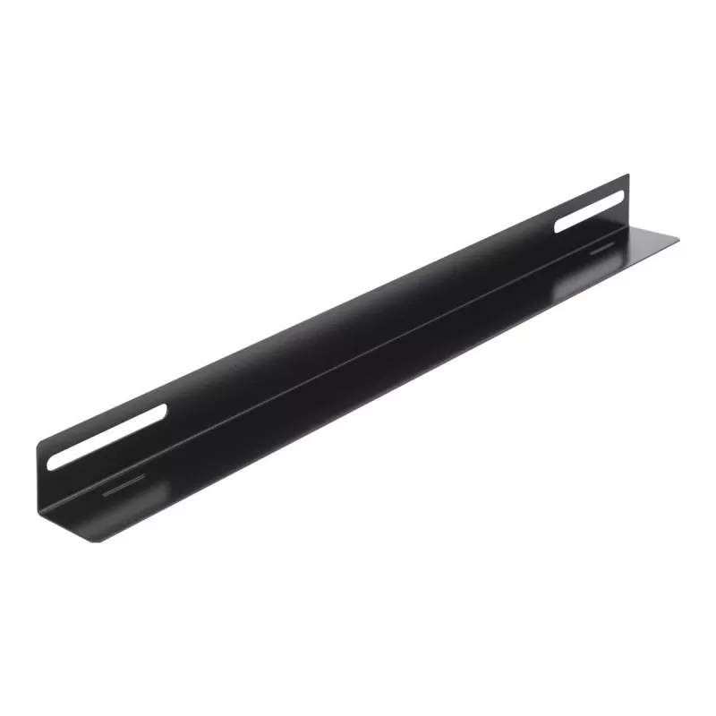 Suporte de montagem DeLOCK 19 polegadas 450x40mm 2 unid. preto metal