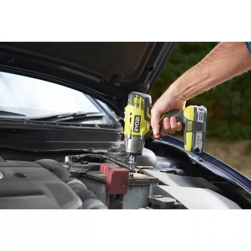 Ryobi R18IW3 Chave de impacto/aparafusadora elétrica 1/2 One+ 18V 2,0Ah preto, verde