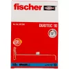Bucha de rosca / bucha de parede Fischer 537258 50 unid. conjunto de parafusos e buchas 50 mm