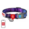 Coleira para cão Waudog NASA21 nylon tamanho M, 20 mm de largura