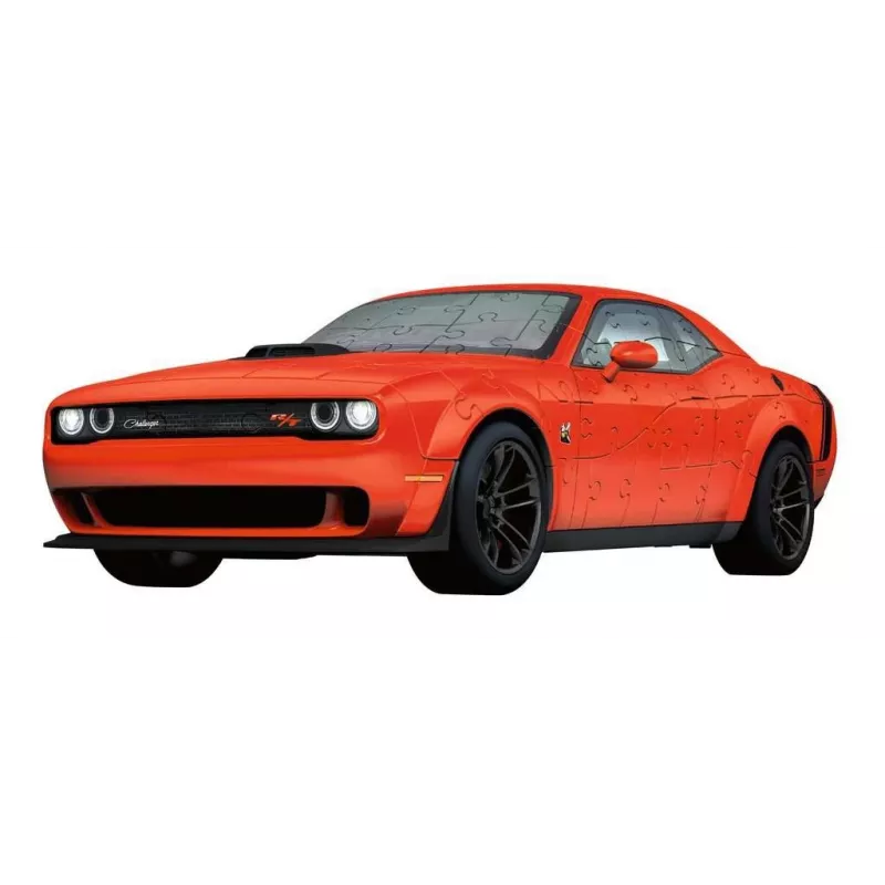 Puzzle 3D Ravensburger Dodge Challenger R/T Scat Pack Widebody 108 peças
