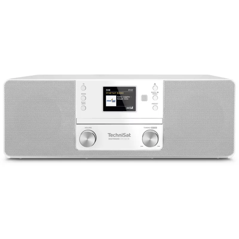 TechniSat DigitRadio 370 CD IR rádio DAB leitor de CD / MP3 leitor digital rádio de internet recetor de áudio Bluetooth 10 Watt