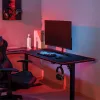 Tapete de rato para gaming XXXL, preto