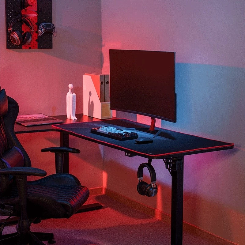 Tapete de rato para gaming XXXL, preto