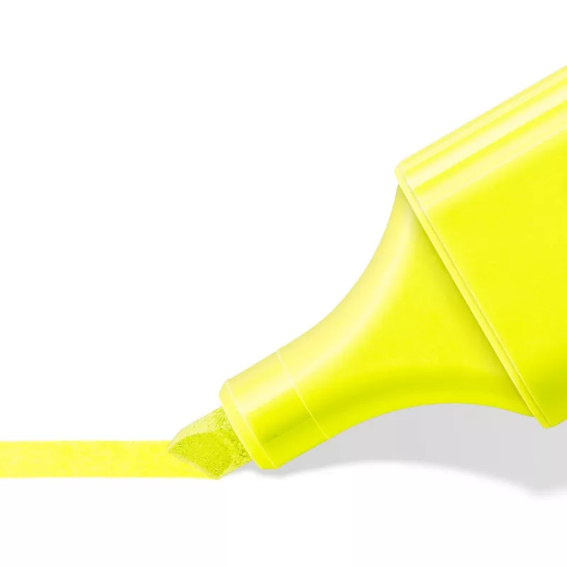 Marcador Staedtler Textsurfer classic 364 ponta em cunha verde laranja rosa amarelo