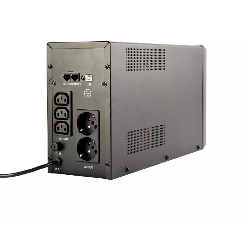 UPS (fonte de alimentação ininterrupta) Gembird EG-UPS-035 Line-Interactive 2 kVA 1200 W 5 saídas AC