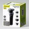 Conjunto de barbear elétrico 5-em-1 recarregável à prova de água Maestro MR-675 com função de carregamento USB