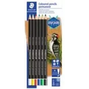 Marcador Staedtler Lumocolor multicolorido 6 unidades