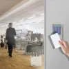 Fechadura de código com impressão digital e RFID QOLTEC 52447 com proteção IP68