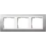 GIRA 0213326 Placa de parede/tampa para interruptor alumínio - branco (0213326)