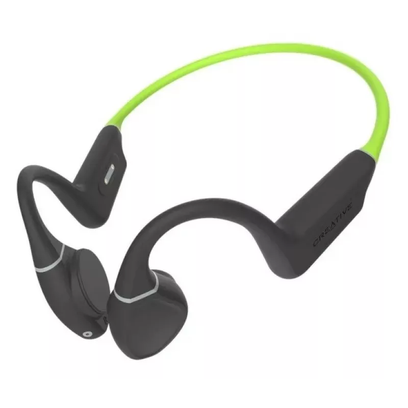 Creative Outlier FREE Plus auriculares desportivos sem fios com banda de pescoço, verdes