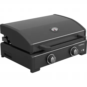 Plancha a gás Campingaz Onyx 2 2217205 — plancha de 2 queimadores com superfície de cozedura em ferro fundido