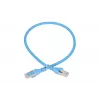 Cabo de rede Extralink LAN cabo de patch Cat.6A RJ-45 Cat6a 0,5 m azul