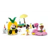 Brinquedo de construção LEGO Friends conjunto 42658 Festa na piscina com unicórnio e flamingo, figuras e acessórios