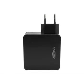 ANSMANN 247PD - fonte de alimentação - 45 Watt - 4700 mA - PD, QC 3.0 - 2 portas de saída (USB, USB-C) - preto (1001-0095)
