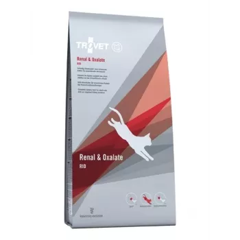 Alimento seco para gatos TROVET Renal & Oxalate RID dieta veterinária, 2,5 kg, frango, suporte das vias urinárias