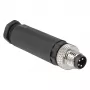 Conector DeLOCK M8 codificação A 4 pinos macho ligação por parafuso preto