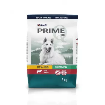 PUPIL Prime rico em Vitela com Legumes - Alimento seco para cães - 5 kg