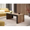 Mesa de centro Cama Meble MILA 120x60x50 cm tampo carvalho wotan, estrutura preta