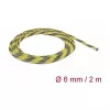 Bainha para cabos DeLOCK 20737 preto amarelo