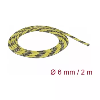 Bainha para cabos DeLOCK 20737 preto amarelo