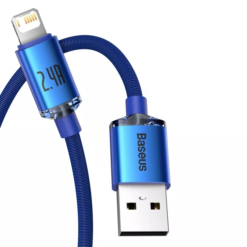 Cabo Lightning Baseus CAJY000003 1,2 m azul 2,4 A