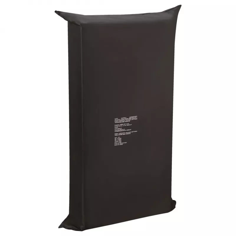 Tapete de ginástica dobrável preto HMS Premium MGS01