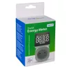 Medidor de energia GreenBlue GB620E para rede 220 V, máx. 16 A, medidor de corrente/energia com ficha