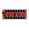 Injetor PoE Gigabit Extralink 8 portas ativo, 8 portas Gigabit 802.3at/af, Mode A